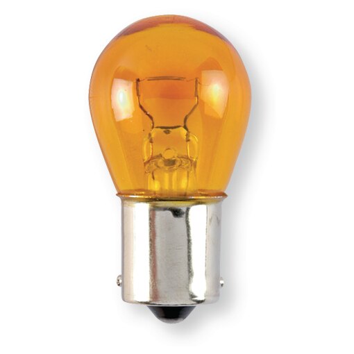 Kugellampe orange 12V 21W, Bau15s E1